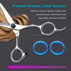 <b>Professional</b> Best-Quality 4Cr13 Stainless Steel <b>Hair</b> Cutting Shears High Performance <b>Hair</b> <b>Trimmers</b> for Salon Hairdressing Sharp - Product Image 2
