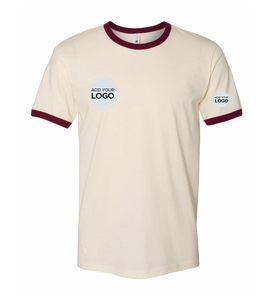 Camiseta Casual de Manga Corta con Contraste, Camiseta Unisex - Product Image 5