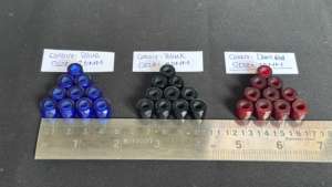 Cuentas de Vidrio Facetadas en Forma de Barril, Color Rojo Intenso, Acabado Transparente, Cuentas con Orificio Grande para la Fabricación de Joyas, Suministros para Manualidades, Venta al por Mayor - Product Image 4