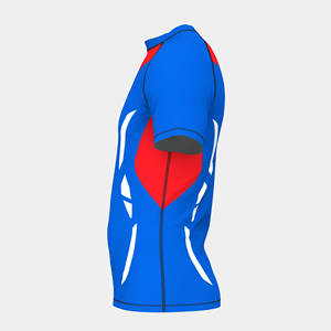 Rashguard à manches courtes OEM écologique (Polyester/Spandex) |   T-shirt d'entraînement de grappling pour MMA et boxe - Product Image 4