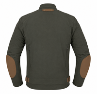 Blouson de moto de course respirant coupe-vent en polyester imprimé avec protections CE niveau 2 pour motard, veste d'hiver zippée