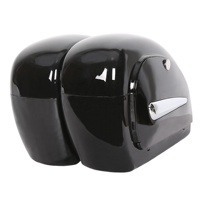 Sacoche de selle rigide pour moto avec éclairage pour Honda Harley Yamaha