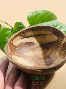 Trending 2026 Natural Half <b>Coconut</b> Shell Ice Cream Bowl Eco-Friendly Dessert <b>Cups</b> Wholesale From Eco2go Vietnam - Product Image 3
