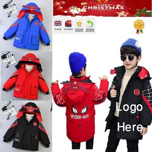 Chaqueta acolchada vaquera con logotipo personalizado para niños Chaqueta de invierno de longitud regular para niños con cierre de cremallera Directo desde Bangladesh - Product Image 4