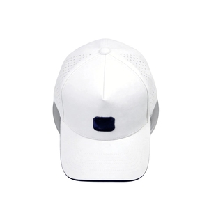 Casquette de golf structurée à 5 panneaux, fabrication OEM, logo brodé personnalisé, visière bicolore, réglable, pour le sport - Product Image 5