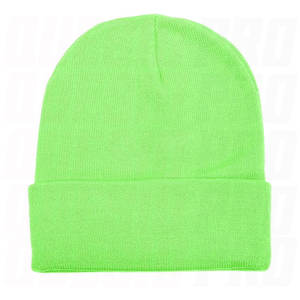 Bonnet unisexe d'hiver chaud en acrylique camouflage, couleur unie, logo brodé personnalisé, style moderne, doux et extensible - Product Image 5