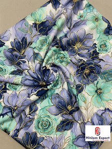 Tela de Poliéster Estampada Digital Personalizada, Textil Suave y Ligero para Prendas de Moda y Ropa - Product Image 6