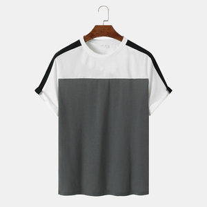 Camisetas Casuales de Alta Calidad en Algodón y Fibra de Bambú, Tejidas, con Logotipo Personalizado Impreso, Tallas Grandes para Hombre, MÁS VENDIDO - Product Image 2