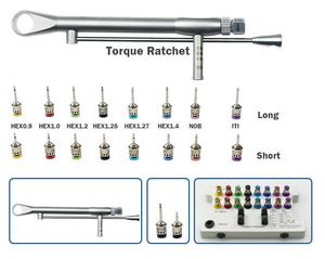 Llave de Implante Manual de Torque A5 de Alta Calidad MI-02-2014 de Marca Personalizada, Kit de Herramientas Dentales Reutilizables de Acero Inoxidable con Empuñadura Ergonómica - Product Image 4