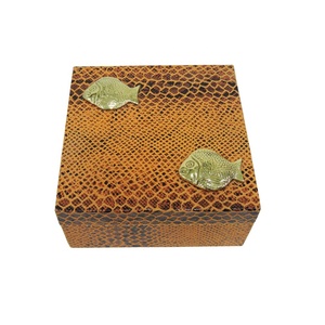 Emballage de bijoux multifonction en cuir PU, haute qualité, écologique, vente en gros, boîte à bijoux et boîte d'emballage cadeau - Product Image 3