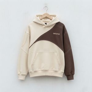 Men's <b>Sherpa</b> <b>Lined</b> Zip Up <b>Hoodie</b> Brown Oversized Fleece Sweatshirt with Kangaroo Pocket Winter Streetwear - Product Image 3