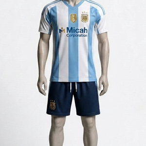 Conjunto de Uniforme de Fútbol Sublimado Personalizado, Uniforme de Fútbol Unisex, Kit Completo, Logotipo del Equipo Personalizado, Número en la Parte Delantera, Pantalones Cortos Transpirables de Secado Rápido - Product Image 2