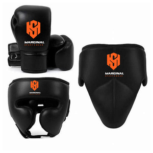 Guantes de Boxeo Personalizados de Cuero de Alta Calidad, Conjuntos de Equipo de Artes Marciales para Adultos, Casco de Boxeo, Juego Completo, Precio al por Mayor - Product Image 1