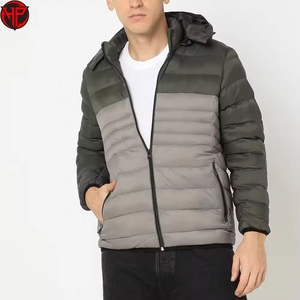 Customized <b>Winter</b> Unisex Casual Puffy Bubble Coated <b>Jacket</b> <b>Waterproof</b> Breathable Windproof Hooded Embroidery Men Puffer <b>Jacket</b> - Product Image 2