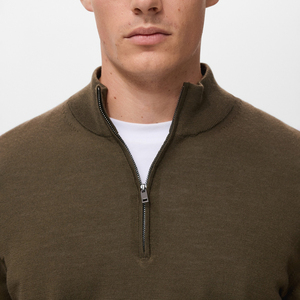 Men Knitted Sweater <b>100</b>% Cotton Premium Soft <b>Yarn</b> Warm Breathable Anti-Wrinkle Quick Dry Winter Style Casual Comfortable Daily - Product Image 4