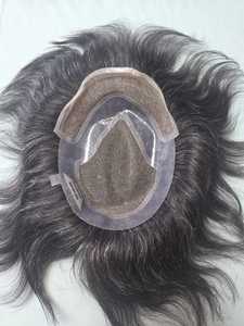 Perruque indienne Remy de haute qualité avec dentelle HD transparente, sans colle, grande taille, couleur roux gingembre, avec baby hair - Product Image 3