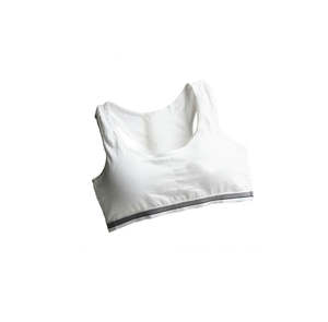 Women's Short Strappy Bandage Halter Tops Solid Knitted Backless Sexy Bra with Front Logo Custom - Product Image 4