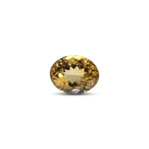 Natural Green Amethyst Oval Cut Loose Gemstone 11.1 Carat for Fine Jewelry - Product Image 1