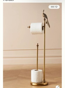 Porte-serviettes en papier métallique sur pied pour comptoir de cuisine avec bras à ressort - Product Image 5