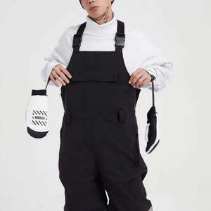 Waterproof Reflective Ski Bib Pants Men Women <b>Winter</b> Windproof Snowboarding <b>Overalls</b> Insulated Snow Trousers Outdoor Sports Gear - Product Image 3