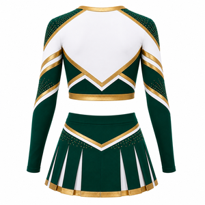 Conjunto de Uniforme de Animadora de Campeonato, Costuras Premium, Personalización Completa, Servicio OEM, 100% Poliéster, Sublimación Profesional - Product Image 2