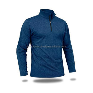 Sudadera con logotipo de media cremallera XL para hombre, conjunto de chándal de lana transpirable gris de diseño personalizado, conjunto informal de Fitness largo de invierno de talla grande - Product Image 3