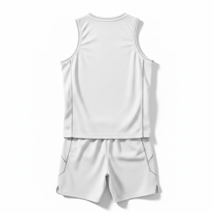 Blank Basketball Uniform For Custom Printing Wholesale Plain Basketball Jersey Shorts Set For <b>School</b> Team Training <b>Kit</b> - Product Image 2