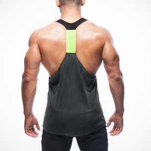 Men's Gym <b>Stringer</b> <b>Vest</b> Slim-Fitted Breathable Sports Tank Top for Bodybuilding Group Training Workout Clothes - Product Image 2