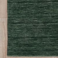 Moderner Blumenmuster-Teppich aus Handgewebter Wolle, Fleckresistent & Haustierfreundlich für Wohnzimmer & Schlafzimmer