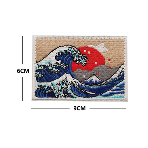 Top Selling Low MOQ Nonwoven Felt Lightweight <b>Sew</b>-<b>On</b> Embroidery <b>Patch</b> Latest Design Solid Color in Wholesale Price - Product Image 3