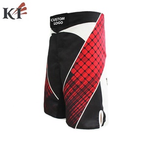 กางเกง MMA สำหรับผู้ชาย KEVEN IMPEX KI-MMAS-09 ผลิตในปากีสถาน ผลิตจากผ้าสแปนเด็กซ์/โพลีเอสเตอร์ แห้งเร็ว ระบายอากาศได้ดี ไร้ตะเข็บ พร้อมปักโลโก้ด้านหน้าตามสั่ง - Product Image 4
