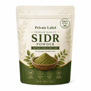 Polvo de Hoja de Sidr 100% Natural Recién Seleccionado, Grado Cosmético a Base de Plantas, Favorece el Crecimiento y la Fuerza del Cabello - Product Image 1