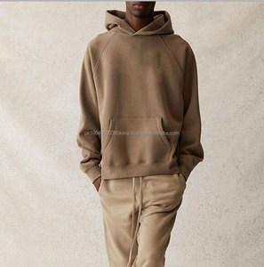 Sudadera con Capucha Unisex de Alta Calidad, 350 g/m², Estilo Holgado, con Logotipo Personalizado, Color Negro, Tejido Grueso, 100% Algodón Lavado, Estilo Informal - Product Image 3