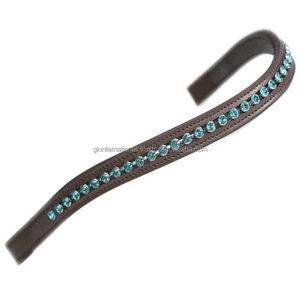 หรูหราประกายคริสตัลเพชร rhinestones ตกแต่งช่องที่ว่างเปล่าหนังม้าคิ้ววงเต็ม cob ขนาดที่ดีที่สุดราคา - Product Image 4