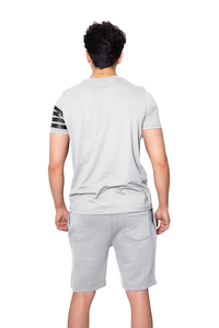 Ensemble de survêtement personnalisé pour homme : T-shirt et short d'été (2 pièces) - Product Image 3