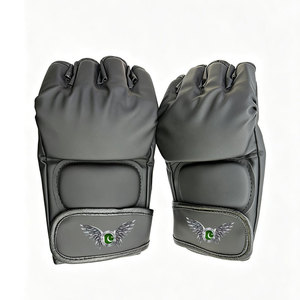 <b>Fingerless</b> MMA <b>Gloves</b> for Punching and Grappling Practice Durable MMA <b>Gloves</b> for Men Women and Youth Athletes - Product Image 1