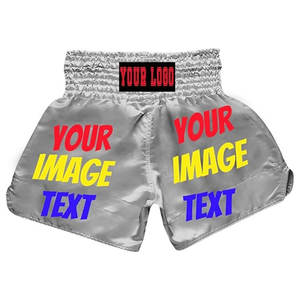 Personaliza tus Pantalones Cortos de Muay Thai para Hombre y Mujer, Ropa de Boxeo MMA Personalizada, Pantalones Cortos para Entrenamiento y Ejercicio en el Gimnasio - Product Image 2