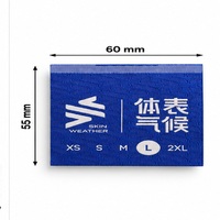 Étiquettes tissées personnalisées avec logo et texte, étiquettes à coudre pour vêtements, articles vestimentaires et sacs