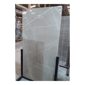LOSAS DE PORCELANA CON ACABADO MÁRMOL GRIS Brillante y Satinado 800x1600mm La Elección Inteligente para la Arquitectura Moderna Losas de Porcelana de 9mm de Espesor - Product Image 1