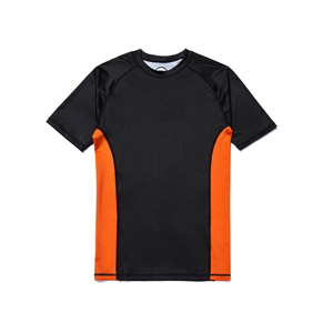 Camiseta de Compresión de Secado Rápido Negra para Hombre, Corte Regular, Top de Entrenamiento de MMA, Talla Adulto - Product Image 3