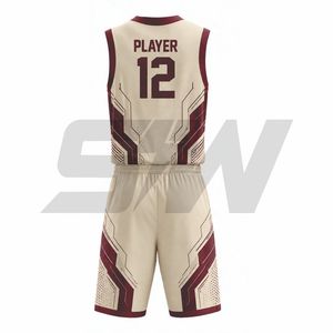 Uniforme de Baloncesto de Malla con Sublimación de Última Tendencia para Hombre, Conjunto de Camiseta de Baloncesto Personalizada con Nombre y Número del Jugador para Club Deportivo - Product Image 2