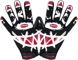 Mini-jupe en cuir personnalisée pour femme, Gants de football américain, Fabricant OEM ODM, Gants de sport respirants à adhérence pour l'entraînement et les matchs - Product Image 1