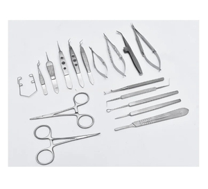Ensemble d'instruments de chirurgie oculaire professionnels, kit d'outils ophtalmiques, acier inoxydable, équipement médical de haute précision - Product Image 3