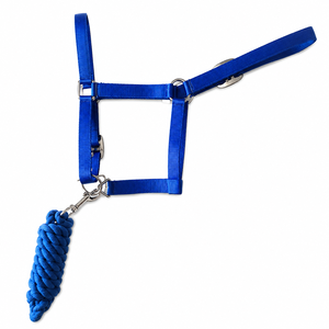 Hot Sale Horse <b>Halter</b> With Lead Rope High Quality Equestrian Equine Equipment Tack Wholesale Heavy Duty Horse Lead Rope - Product Image 6