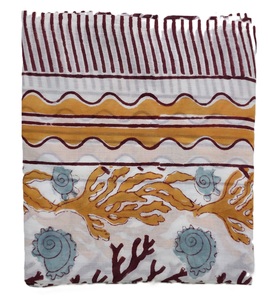 Traditional Indian Print <b>Sarong</b> Soft Cotton Beach Cover Up for Women Elegant Cotton Beach <b>Sarong</b> Floral Print Swimwear Cover UP - Product Image 4