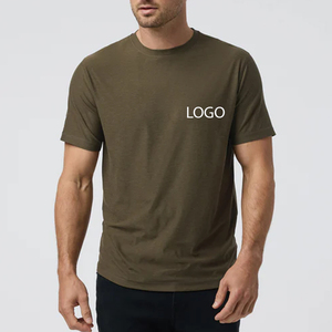 T-shirt décontracté pour homme, design personnalisable, streetwear, léger, séchage rapide, matière douce, prix bas, haute qualité - Product Image 1