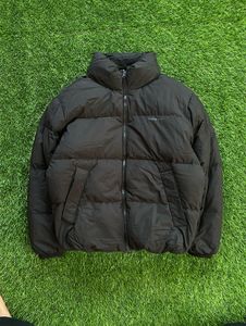 Blouson matelassé chauffant unisexe blanc, col montant, fermeture éclair, coupe-vent, décontracté, pour l'hiver, rembourrage en polyester, devant standard - Product Image 3