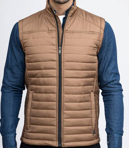 Nuevo Chaleco Personalizado de Alta Calidad, Ligero, Cálido, con Cierre, Sin Mangas, para Invierno, Talla Grande, para Hombre, Chalecos de Manga Corta - Product Image 1