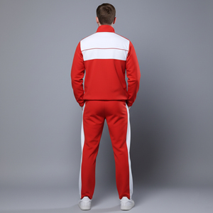 Conjunto de 2 piezas para hombre, estilo hip hop, cómodo, informal, con capucha, cortavientos de peso medio, de dos tonos, con logo impreso personalizado OEM. - Product Image 2