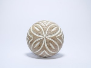 Hand Carved Wooden Drawer <b>Knob</b> White Floral Cabinet Handle Decorative Furniture Pull <b>Knob</b> <b>for</b> Wardrobe <b>Dresser</b> Kitchen Door - Product Image 3
